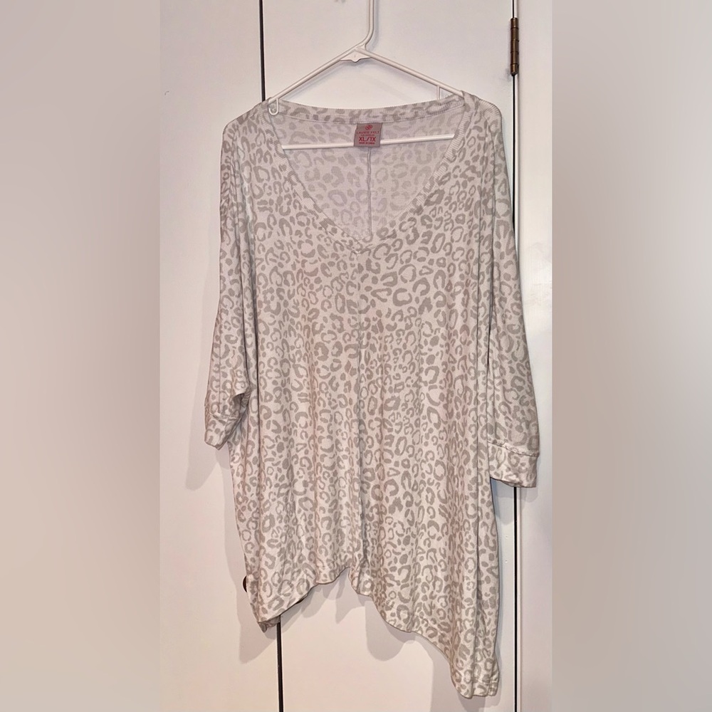 Laurie Felt knit pullover top XL/1X